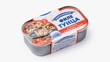 Тунец консерв. в&nbsp;масле с&nbsp;перцем чили, 120 г