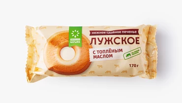 Печенье сдобное "Лужское" с топлёным маслом Печенье сдобное "Лужское" с топлёным маслом