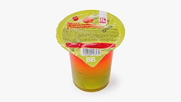 Изображение товара Многослойный десерт с фруктовым соком натуральный легкий кисло-сладкий