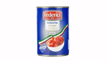 Томаты Federici резаные в&nbsp;собственном соку 400 г