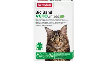 Изображение товара Beaphar Ошейник для кошек и котят Bio + от блох на 4 месяца 35 см,  с 2 месяцев