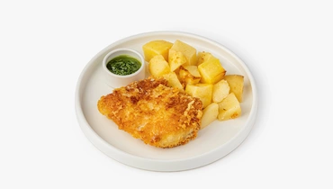 Изображение товара Курица Пармиджано с картофелем и прованским песто 298 рублей