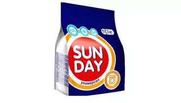 Изображение товара Универсальный автоматический стиральный порошок Sunday 3 кг для всех тканей