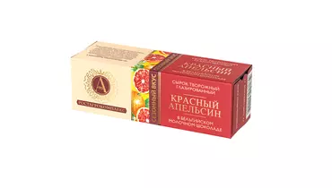Сырок творожный Ростагрокомплекс красный апельсин в молочном шоколаде 26 % 50 г