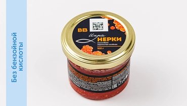 Икра нерки зернистая ст/б охл., 100 г