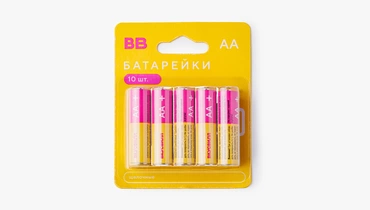 Батарейки щелочные АА 10 шт