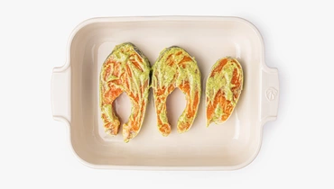 Изображение товара Форель стейк в сливочном соусе с травами зам., 450&nbsp;г