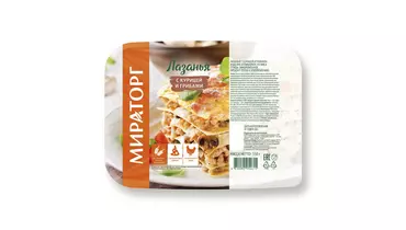 Изображение товара Лазанья Мираторг с курицей замороженная 350 г
