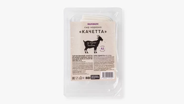 Изображение товара Козий сыр Качетта нарезка 110 г ВкусВилл мягкий с натуральным вкусом