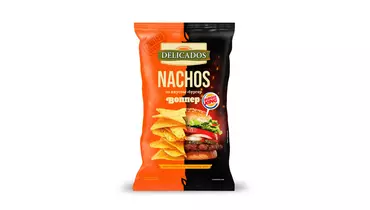 Чипсы кукурузные Delicados со вкусом Nachos Бургер Воппер 140 г