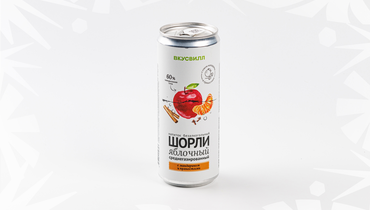 Напиток "Шорли" яблочный с мандарином и пряностями, 330 мл