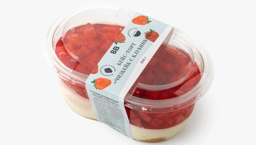 Кейс-торт "Чизкейк с&nbsp;клубникой", 350 г