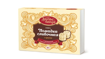 Изображение товара Сливочная помадка Красный Октябрь с цукатами 180 г вкусное лакомство для сладкоежек