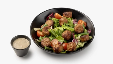 Салат постный с&nbsp;растительными фрикадельками