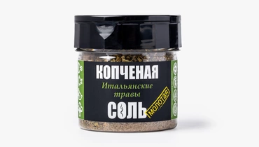 Изображение товара Копчёная соль с итальянскими травами 180 рублей | ароматная приправа