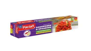 Изображение товара Пакет для продуктов Paclan с замком-застежкой 27х28 3 л 10 шт