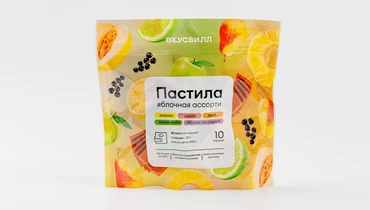 Ассорти из яблочной пастилы, 200г