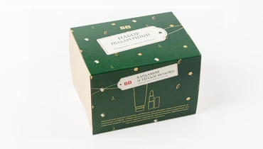 Набор подарочный "Кардамон и теплое молоко" (крем для рук и бальзам для губ)