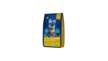 Изображение товара BRIT Premium Cat Adult Salmon Корм сух.лосось д/кошек 400г