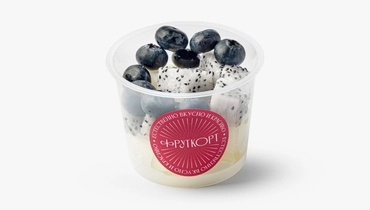 Изображение товара Фруктовый микс 170 г: дыня, питахайя, голубика - свежесть и вкус