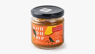 Конфитюр из манго с семенами чиа на сиропе топинамбура