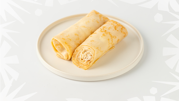 Блины с курицей в сливочном соусе