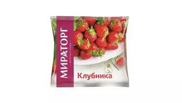 Изображение товара Замороженная клубника Мираторг 300 г для смузи и десертов