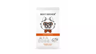 Изображение товара BEST DINNER Sensible Adult Mini Duck&Potato сухой корм для мелких пород собак 1,5кг