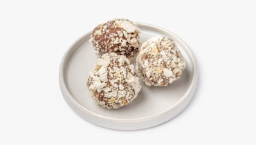 Изображение товара Пирожное-шарики Картошка по-киевски сливочное с орехами шоколад
