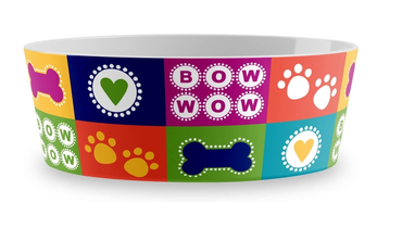 Изображение товара Миска для животных TARHONG Color Block 950 мл разноцветная 17x5.9 см