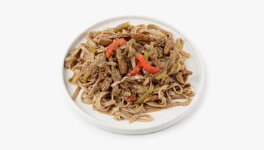 Лапша гречневая с&nbsp;куриным филе и&nbsp;овощами в&nbsp;соусе терияки