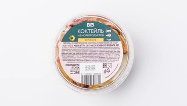 Коктейль из морепродуктов в масле, 180 г