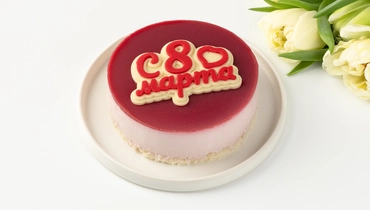 Торт-мини "Для неё" малиновый мусс