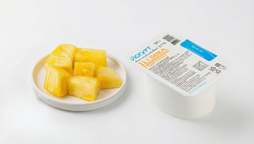 Йогурт высокобелковый 2,1% со свежим ананасом