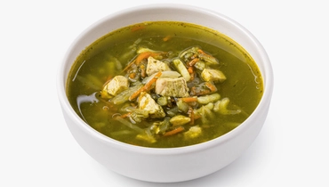 Суп из&nbsp;шпината с&nbsp;куриной грудкой, кафе