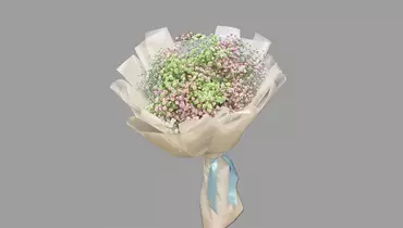 Букет радужной гипсофилы FMART by flowwow