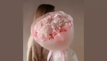 Изображение товара Букет из кружевной розовой Гортензии FMART by flowwow