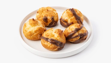 Изображение товара Профитроли с кокосовым кремом 80 г воздушный десерт для кухни