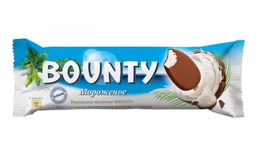 Мороженое Bounty Эскимо с&nbsp;мякотью кокоса и&nbsp;кокосовым молоком в&nbsp;глазури 60 г