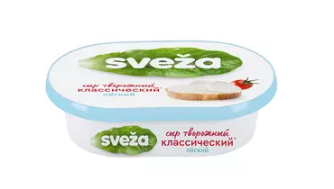 Изображение товара Сыр творожный Sveza Легкий 35% 150 г для полезного завтрака