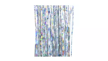 Изображение товара Дождик Коломеев голографический серебро 1 м