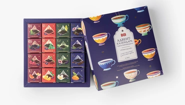 Адвент-календарь чая в пирамидках "Новогодний"