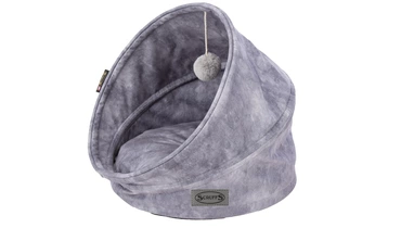 Изображение товара Удобная лежанка для кошек Kensington Cat Cave из экологичной экозамши