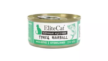 Изображение товара ELITECAT Дополнительное питание для кошек Тунец 85гр
