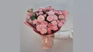 Букет розовых кустовых роз " Для&nbsp;нее" FMART by flowwow