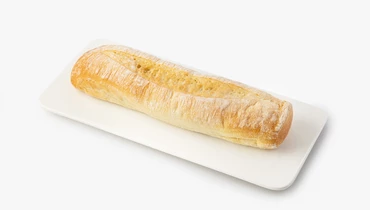 Изображение товара Багет Рустик на пшеничной закваске с плотным мякишем и хрустящей коркой