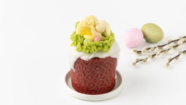 Изображение товара Кулич-кекс Клубнично-малиновая начинка 550 г