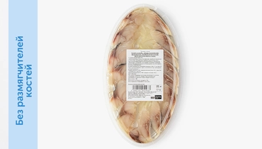 Изображение товара Ассорти из сельди и скумбрии филе-кусочки в масле с луком, 180 г