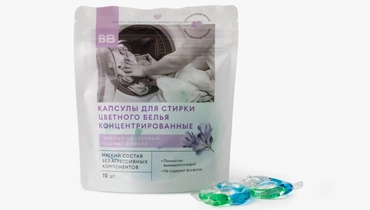 Капсулы для&nbsp;стирки цветного белья концентрированные, 10 шт