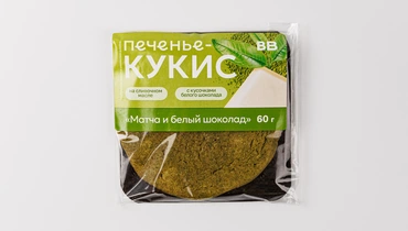 Печенье-кукис "Матча и белый шоколад"